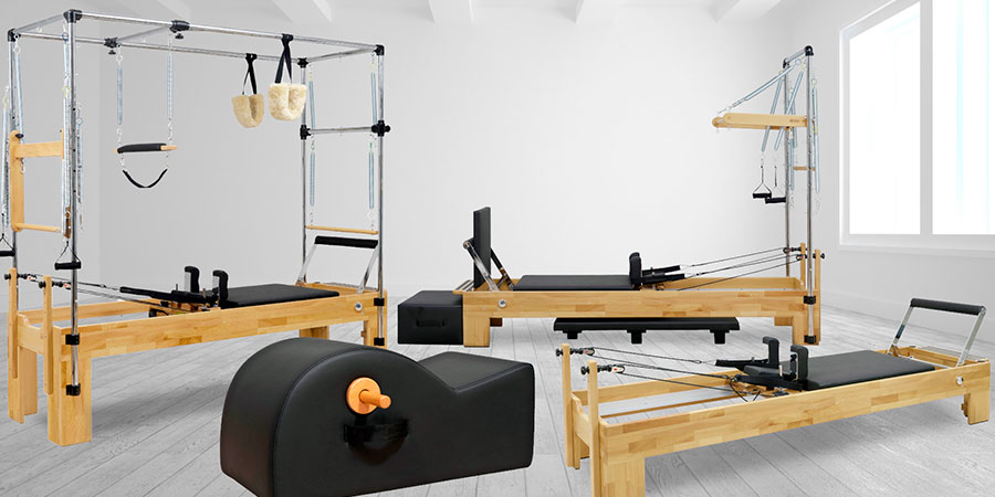 Wood Pilates Reformer with Tower, Pilates Reformer, Home Gym for Resistance  Exercise, Strength Core Muscle and Balance
